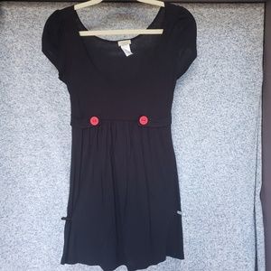 Black Babydoll Tee Shirt Large